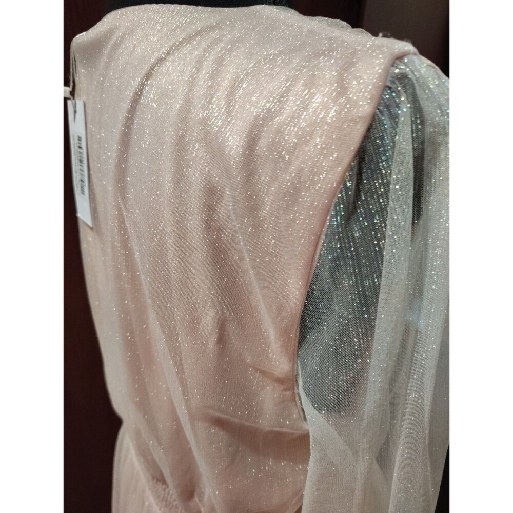 Baltic Born Layla Tulle Maxi Dress Shimmer Pink Romantic Floral Size 1XL NWT - Picture 8 of 16
